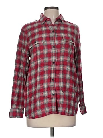 Madewell Ex-Boyfriend Shirt in Fairfax Plaid (view 1)