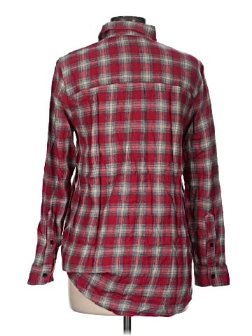 Madewell Ex-Boyfriend Shirt in Fairfax Plaid (view 2)