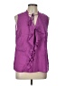 Etcetera Purple Sleeveless Blouse Size 12 - photo 1
