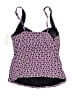 Lands' End Print Purple Swimsuit Top Size 14 - photo 2