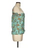 Decree Teal Sleeveless Blouse Size M - photo 4