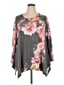 Philosophy Republic Clothing Floral Gray Poncho Size XXL - photo 1
