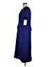 Karin Stevens 100% Polyester Solid Blue Casual Dress Size 12 Petite - photo 5