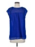 Daniel Rainn Blue Short Sleeve Blouse Size M - photo 1
