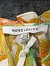 Rose + Olive Tropical Orange Short Sleeve Blouse Size 3X - photo 7
