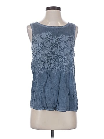 Blue Rain Sleeveless Blouse (view 1)