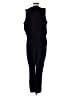 Halogen 100% Polyester Solid Black Jumpsuit Size XL - photo 2