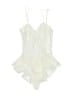 Flora Nikrooz 100% Polyester Ivory Bodysuit Size XS - photo 1