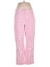 J.Crew Checkered-gingham Pink Casual Pants Size 32 waist - photo 1
