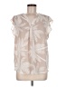 Chaus 100% Polyester Ivory Sleeveless Blouse Size M - photo 1