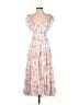 Altar'd State 100% Polyester Floral Pink Casual Dress Size S - photo 1