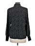 Adrianna Papell Chevron-herringbone Gray Long Sleeve Blouse Size M - photo 2