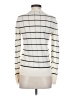 Theory Checkered-gingham Ivory Wool Pullover Sweater Size S - photo 2
