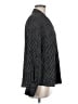 Adrianna Papell Chevron-herringbone Gray Long Sleeve Blouse Size M - photo 4