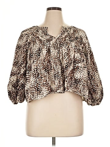 Express 3/4 Sleeve Blouse (view 1)