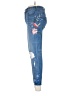 Express Hearts Blue Jeans Size 2 - photo 5