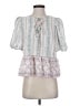 CeCe 100% Polyester White 3/4 Sleeve Blouse Size S - photo 1