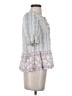 CeCe 100% Polyester White 3/4 Sleeve Blouse Size S - photo 4