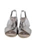 Clarks Silver Wedges Size 7 1/2 - photo 2