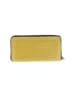 Coach 100% Leather Yellow Leather Wallet One size - photo 2