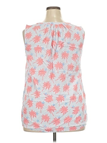 Crown & Ivy Sleeveless Button-Down Shirt (view 2)