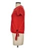 Madewell 100% Cotton Red Texture &amp; Thread Modern Side-Tie Top Size XXS - photo 5