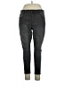 Melissa McCarthy Seven7 Metallic Black Jeans Size 16 - photo 1