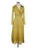 MNG 100% Polyester Yellow Casual Dress Size 4 - photo 1