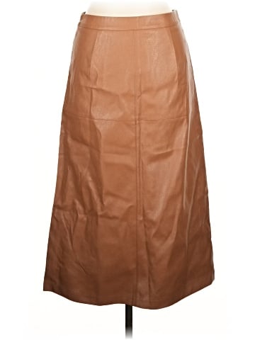 Paper Crane Faux Leather Skirt (view 2)