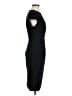 Zara Basic Solid Black Casual Dress Size M - photo 4