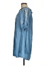 Dex 100% Tencel Blue Short Sleeve Top Size M - photo 5