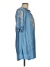 Dex 100% Tencel Blue Short Sleeve Top Size M - photo 4