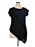 Bar III Black Short Sleeve Top Size XXL - photo 1