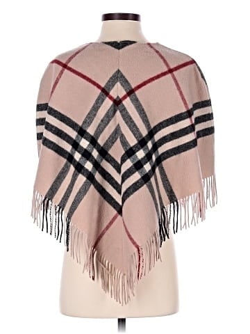 Burberry Vintage Cashmere Nova Check Poncho (view 2)