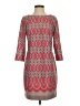 Just... Taylor Chevron-herringbone Red Cocktail Dress Size 4 - photo 1