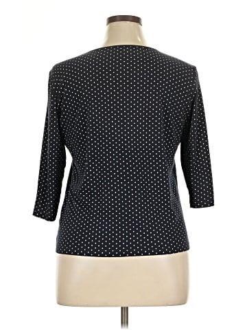 Christopher & Banks 3/4 Sleeve T-Shirt (view 2)