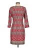 Just... Taylor Chevron-herringbone Red Cocktail Dress Size 4 - photo 2
