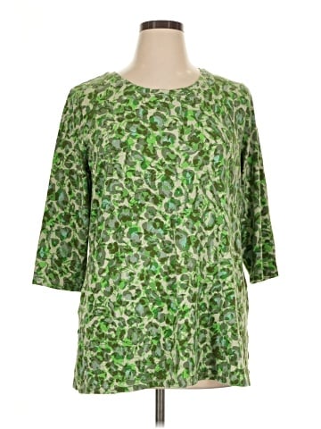 Isaac Mizrahi LIVE! 3/4 Sleeve T-Shirt (view 1)