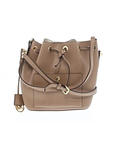 MICHAEL Michael Kors Leather Bucket Bag (view 1)