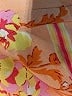 AaKaa 100% Rayon Floral Orange Casual Dress Size M - photo 7