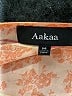 AaKaa 100% Rayon Floral Orange Casual Dress Size M - photo 9