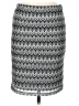 Lily White Chevron-herringbone Gray Casual Skirt Size M - photo 1