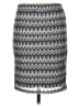 Lily White Chevron-herringbone Gray Casual Skirt Size M - photo 2