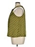 MICHAEL Michael Kors 100% Polyester Green Sleeveless Blouse Size XL - photo 5