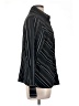 Fred David Stripes Black Long Sleeve Blouse Size L - photo 4
