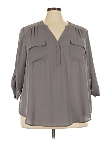 Torrid 3/4 Sleeve Blouse (view 1)
