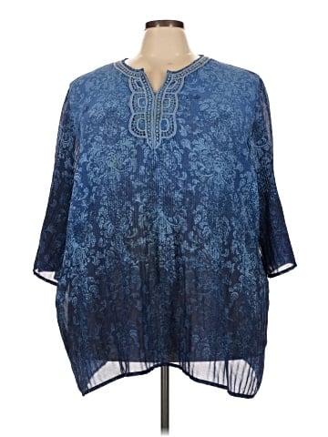 Maggie Barnes 3/4 Sleeve Blouse (view 1)