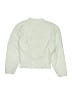 Pink Rose Solid Silver Turtleneck Sweater Size S (kids) - photo 2