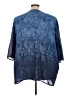 Maggie Barnes 100% Polyester Blue 3/4 Sleeve Blouse Size 3X - photo 2