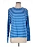 Vineyard Vines Performance 100% Polyester Stripes Blue Long Sleeve Top Size L - photo 1